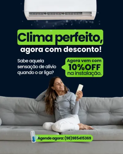 Instalação manutenção e higienização de ar condicionado