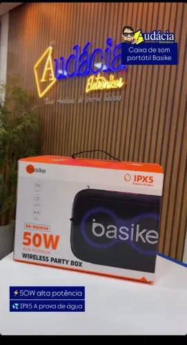 ?CAIXA DE SOM PORTÁTIL Basike?
