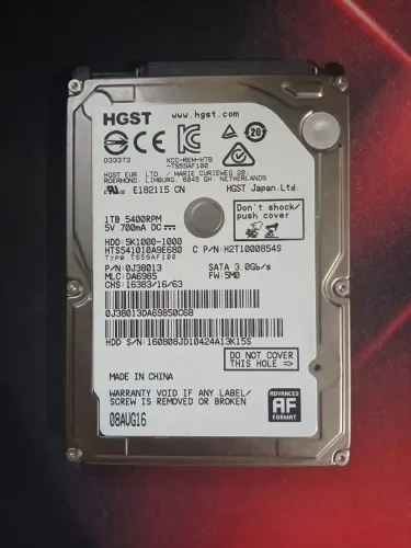 HD interno de 1TB - Original do Xbox One Fat / Notebook