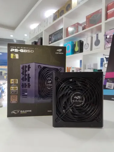 Fonte Gamer 850W Full Modular Com PCIe 5.0 E PFC Ativo