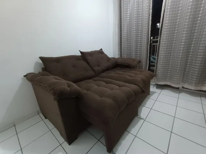 Sofá 3 lugares retrátil (fofuxo)