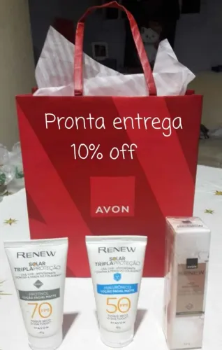 Produtos a pronta entrega Natura e Avon