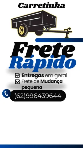 Frete rápido com carretinha