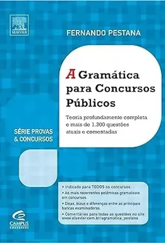 Livro A Gramática Para Concursos 5º-2023