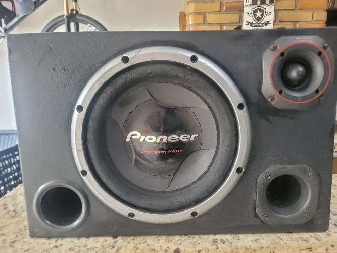 Caixa de som, automotiva Subwofer 12 Pioneer