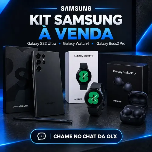 Kit Samsung: Galaxy S22 Ultra + Watch4 + Buds2 Pro