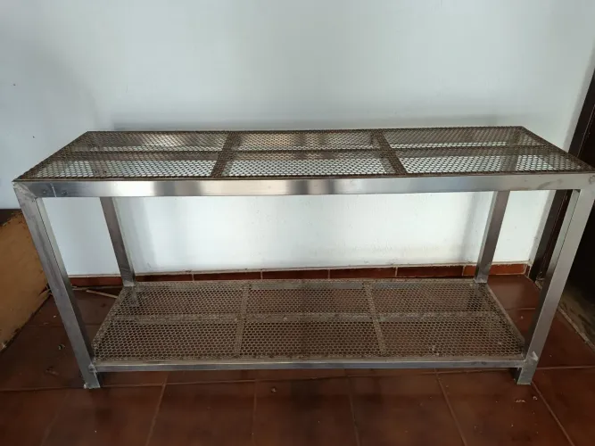 Bancada em aço inox