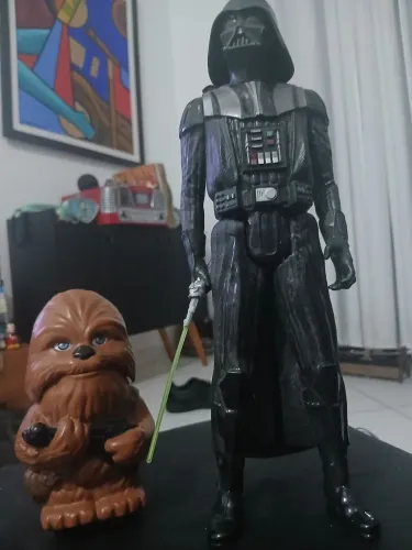 Lanterna Star Wars e boneco Star Wars