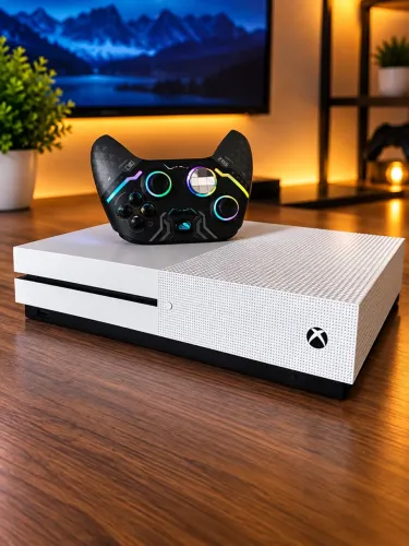 ? Xbox One S 1TB Branco + Controle Gamer RGB Hall Effect | Parcelamento cartão Sem Juros