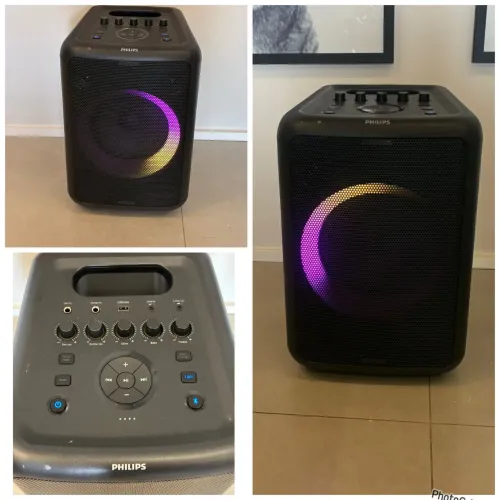 Caixa de som Philips 800w super conservada