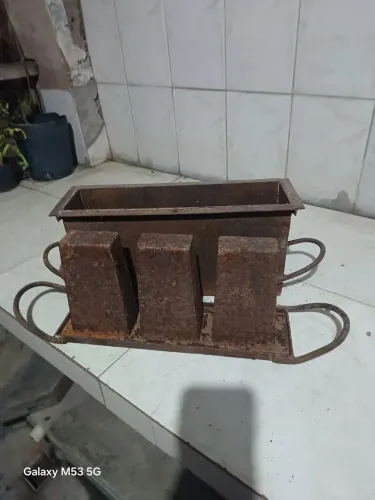 Forma de fazer boclo de concreto