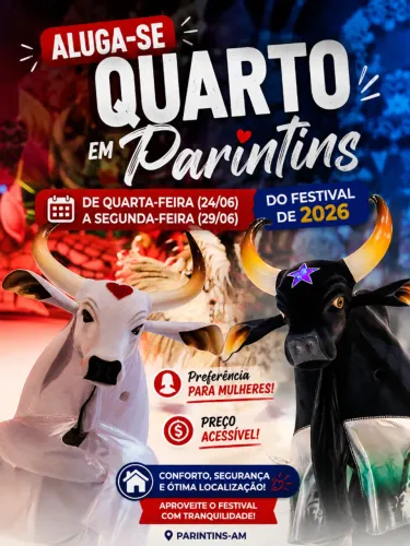 Quarto para Festival de Parintins