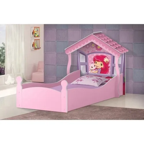 Cama Infantil Casa Moranguinho 100% MDF - Entrega Rápida!!!Maio29