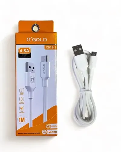 Cabo de Carregador Para Celular Android e IOS 