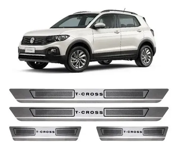 Soleira Aço Inox Volkswagen T Cross 2019