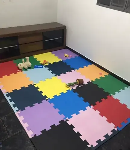 Kit 20 peças tatame Eva infantil 50x50 10 mm