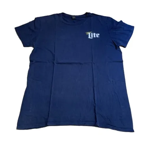 Camiseta Miller Lite Clássica Licenciada Masculina Tamanho G - Impecável Conservação