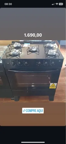 FOGÃO 5 BOCAS NOVO 