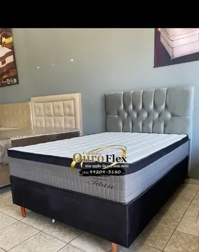 COLCHÃO ORTHOFLEX modelo TITAN  com molas e espuma 