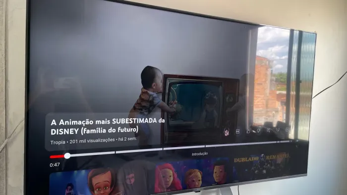 SMART TV LG COM LINHA 55?