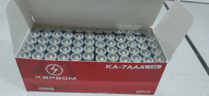 Caixa de pilhas palito aaa ou AA - 60 unidades 