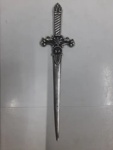 antiga abridor cartas com 17cm em forma espada