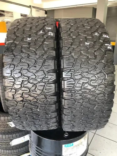 Jogo de Pneus 35X12.50R18 BF Goodrich All Terrain T/A K02 118R (usados)