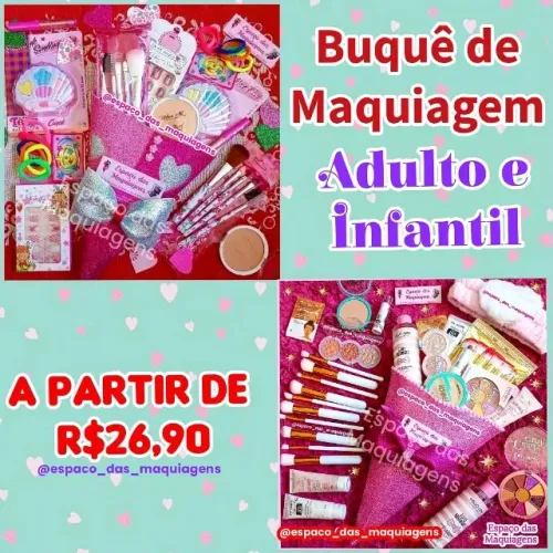Buquê de Maquiagem 