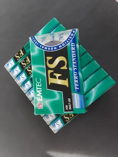 Fita k7 basf/Emtec 60 min virgens 10 unidades