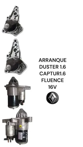 Motor de arranque Renault Duster 1.6 Captur 1.6 Fluence 