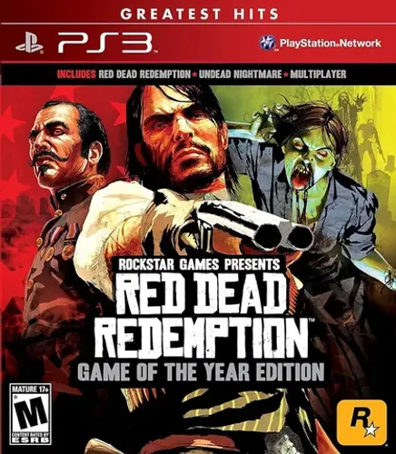 Red Dead Redemption Game of the Year Edition PS3 Original, mídia física.