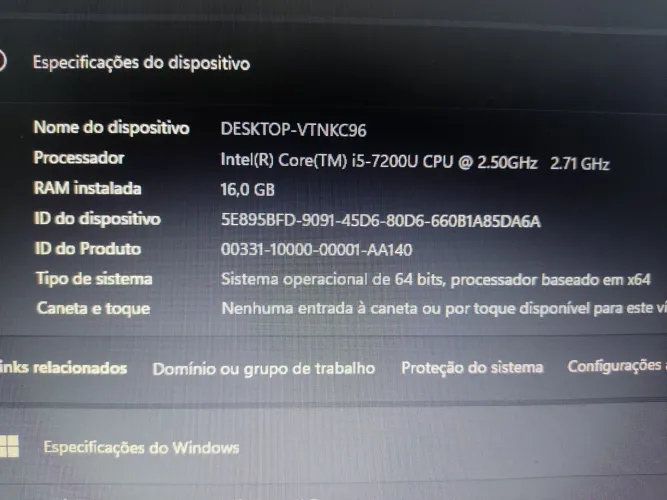 Notebook Samsung i5 - 16GB - nvdia 920mx