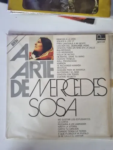 Mercedes Sosa - A arte de Mercedes Sosa - Disco de Vinil - LP - Usado - Duplo - Promoção