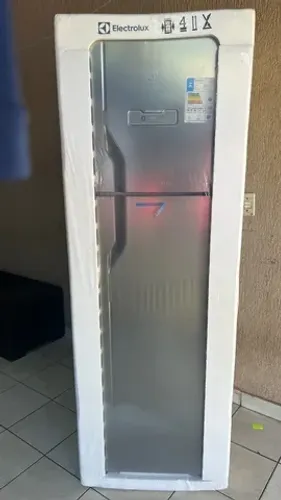 Geladeira 371 litros inox foss free top freezer