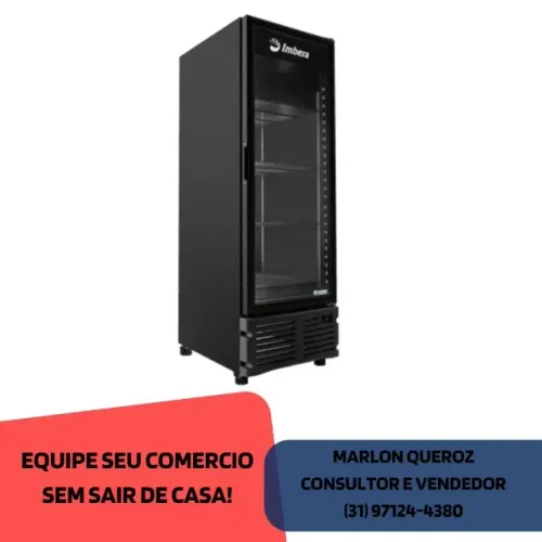Congelador Vertical Imbera Porta de Vidro
