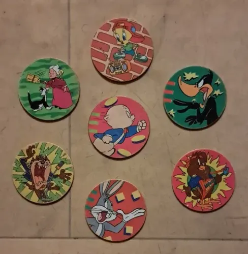 Mini Coleção 6 Tazos