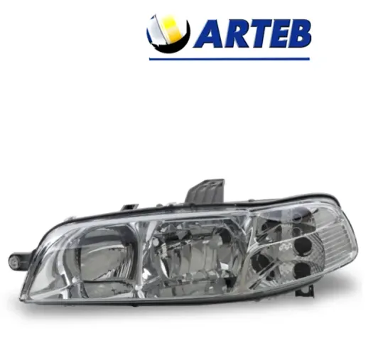 Farol Principal Esq. Fiat Palio/Palio sw/ Siena/Strada Fire Carcaça Cinza Fire Arteb 2001/