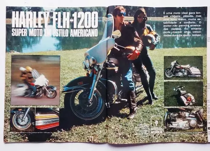 Harley-Davidson FLH 1200 1974, Maverick - Revista Quatro Rodas