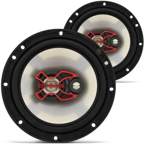 Alto Falante Bravox 6 Polegadas Triaxial B3x60x 100wrms Par