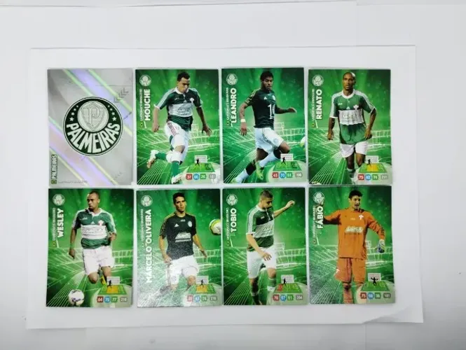 Kit Cards Figurinhas Brasileiro 2014: Palmeiras