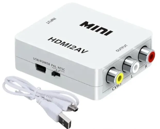 Adaptador Conversor Hdmi Para Video 3rca 2av