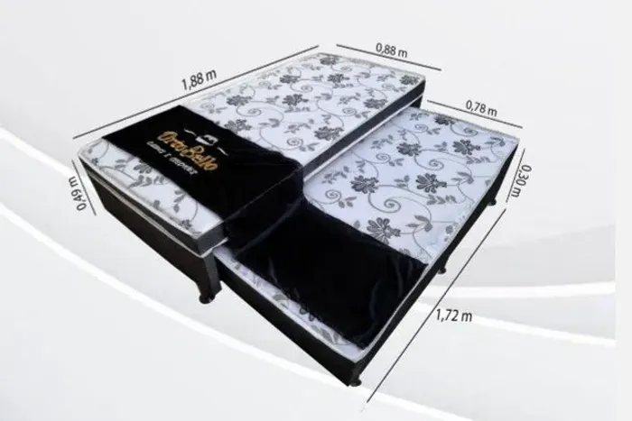 CAMA BOX C/ AUXILIAR D20 ORTOBELLO