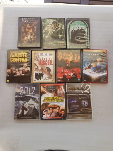 10 DVDs FICÇÃO E AÇÃO com 11 filmes