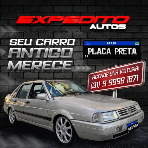Placa Preta para seu Carro Antigo -