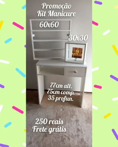 Kit Manicure Promocional Completo - Frete Grátis