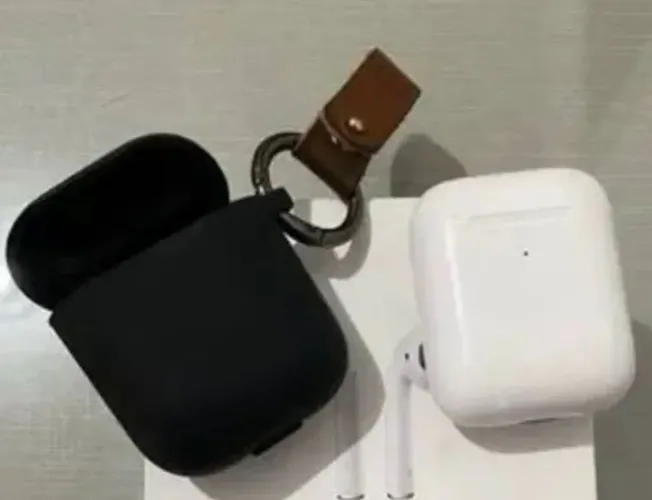 Fone de Ouvido Apple mais case emborrachado original 