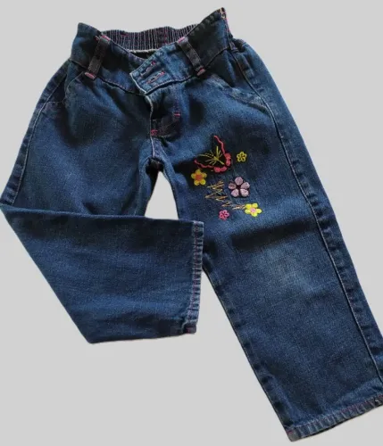 Calça infantil jeans G (9a12meses)