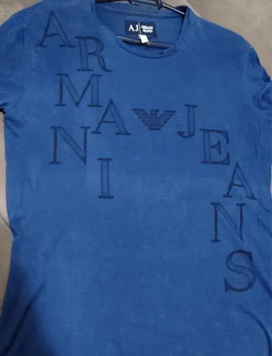 Camiseta Armani Jeans Azul - Original