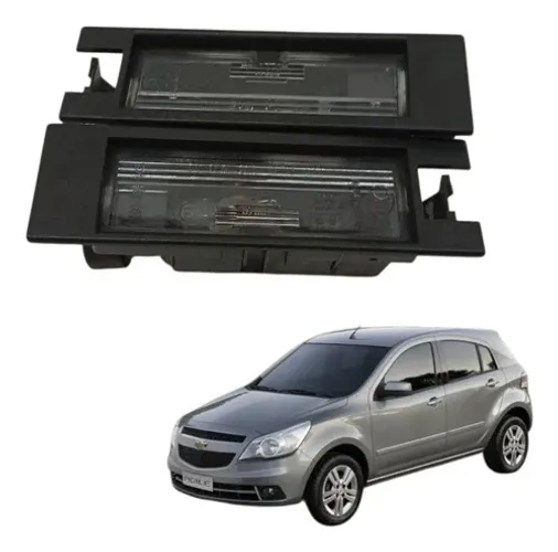 Lanterna Luz Placa Chevrolet Agile Siena Palio 2009 2010