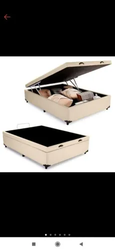 Base Box Bau casal novo